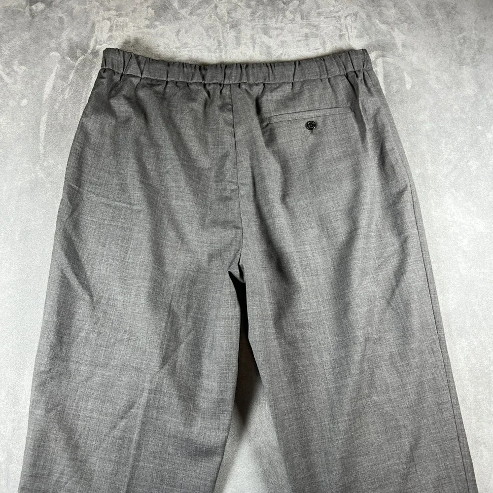 Polo Ralph Lauren Men's Relaxed Fit Gray Wool Blend Drawstring Pants Size Large
